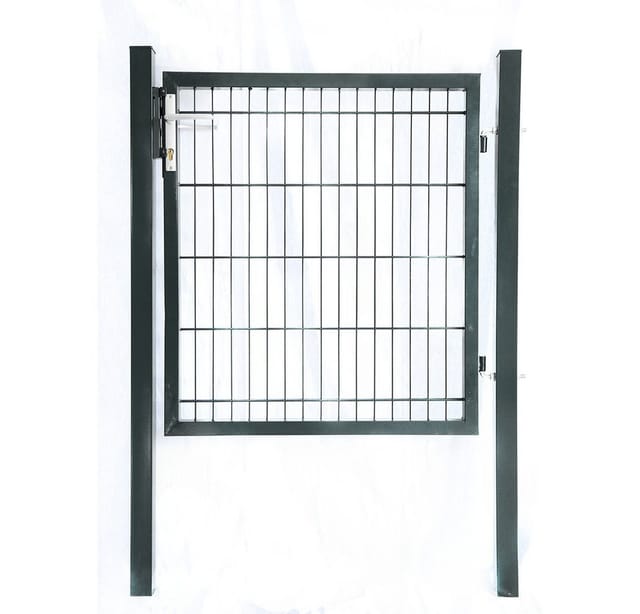 HOME DELUXE Doppelstabmatten Gartentor PORTARIUS anthrazit1,6m
