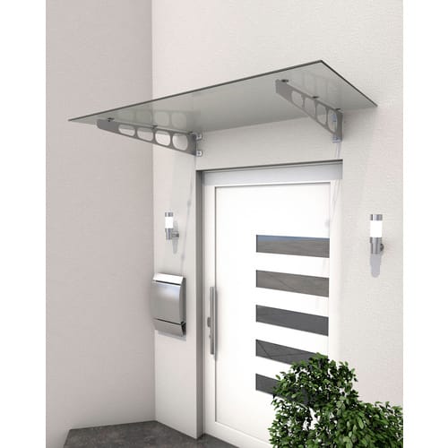Gutta HD/LT 140 Edelstahl-Vordach mit 8 mm Verbund-Sicherheitsglas