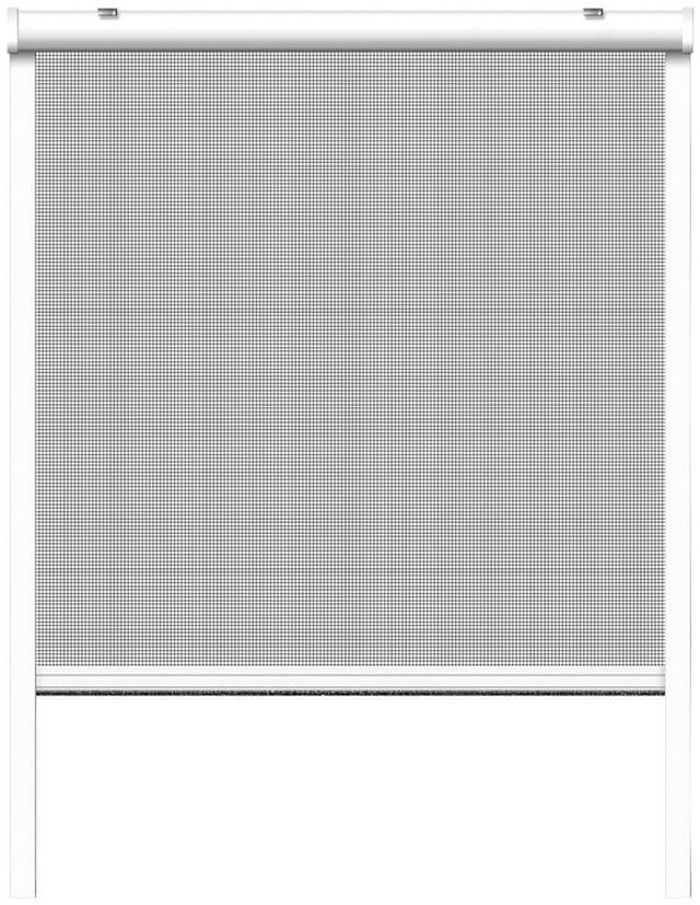 Schellenberg Insektenschutzrollo für Fenster, 130 x 160 cm, weiß