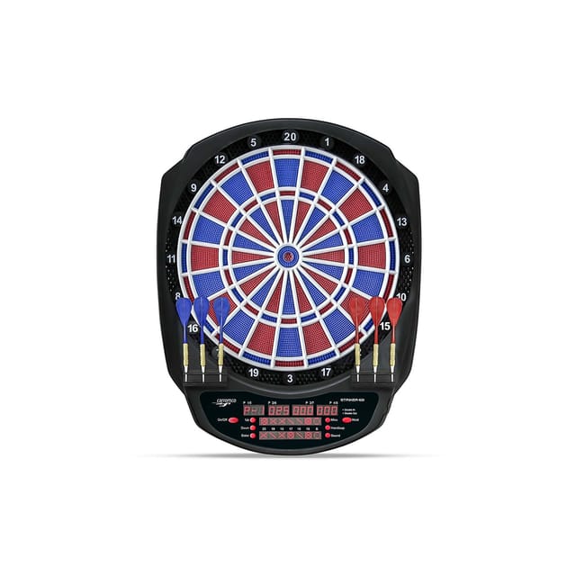 CARROMCO ELEKTRONIK DARTBOARD STRIKER-601, MIT ADAPTER, 2-LOCH ABSTAND