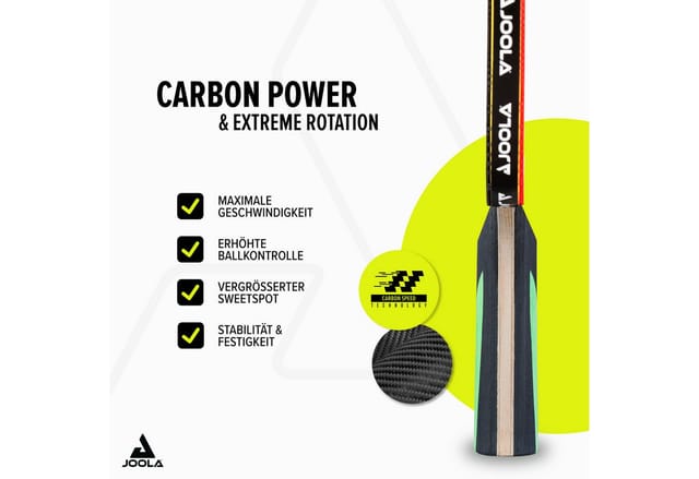 JOOLA Tischtennisschläger Mega Carbon