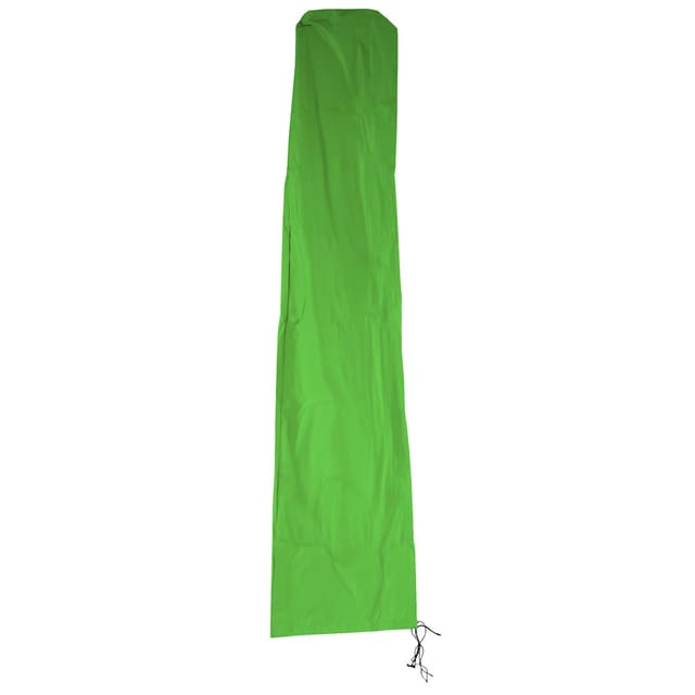 Schutzhülle MCW für Ampelschirm bis 4,3 m (3x3 m), Abdeckhülle Cover mit Reißverschluss ~ grün