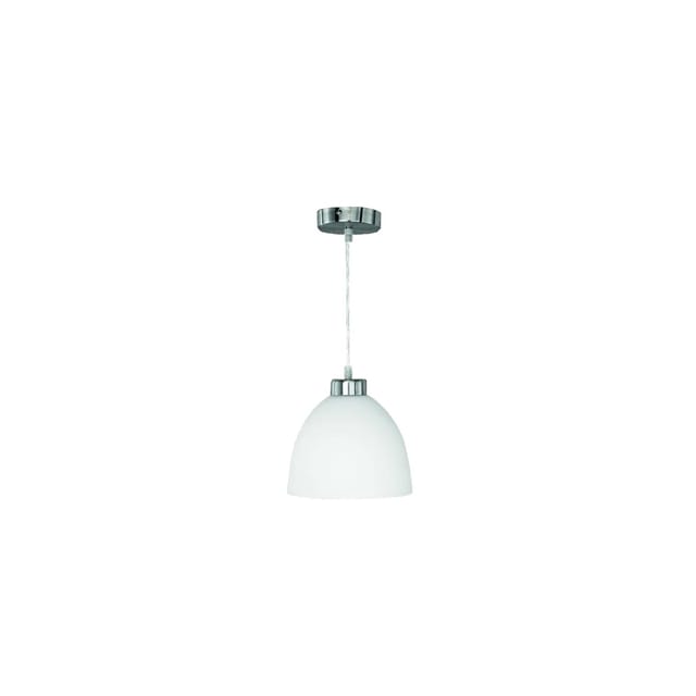 Reality Trio Pendelleuchte nickel matt, Glas Opal weiß, D=20cm