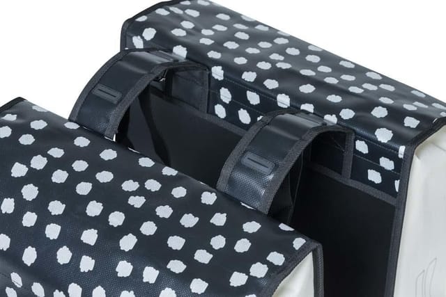 BASIL Doppelpacktasche "Urban Load",schwarz/weiß