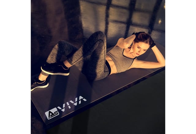 AsVIVA Fitnessgeräte Bodenschutzmatte UM1 200x100cm Unterlegmatte