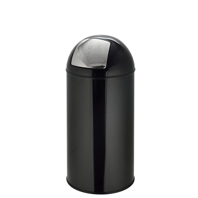 hjh OFFICE Mülleimer PUSH 35L Stahlblech