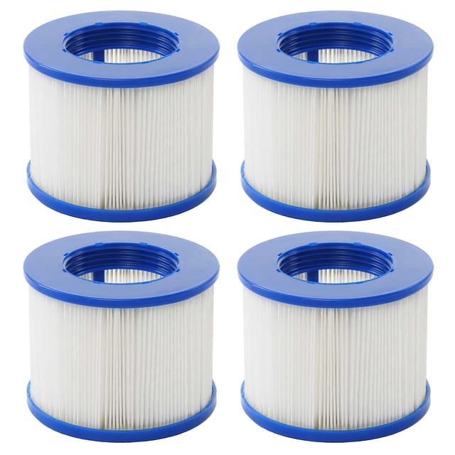 Wasserfilter für Whirlpool MCW-E32, Ersatzfilter Filterkartusche Filterpatrone Lamellenfilter, Zubehör ~ 4 Stück