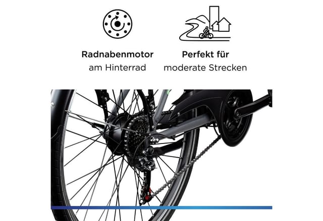 Zündapp Z802 E Bike Trekking 28 Zoll grau/grün