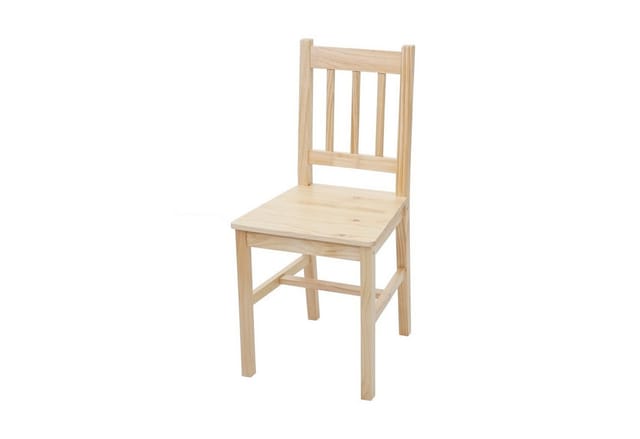 Esszimmer-Set MCW-F77, Sitzgruppe Esszimmergruppe, Massiv-Holz Landhaus 110cm ~ Kiefer lasiert