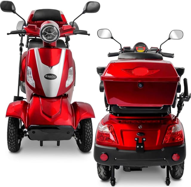 Rolektro, E-Quad 25 V.3 Lithium rot