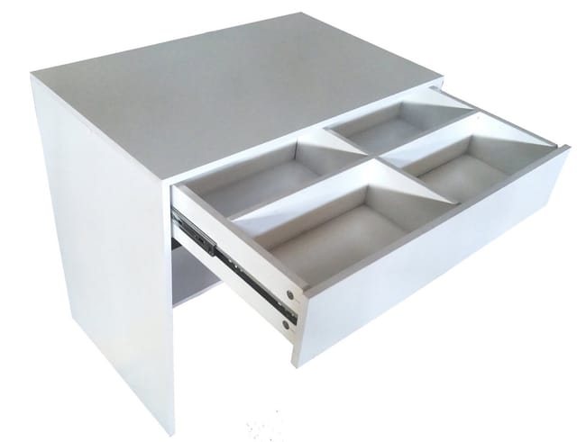 VCM Holz Schreibtisch Computertisch mit Schublade H. 75 x B. 77 x T. 50 cm Büromöbel Nitolda