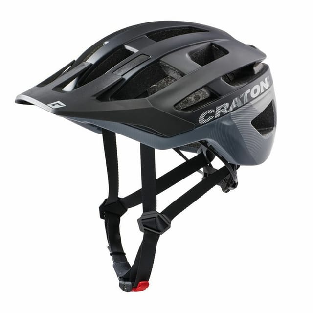 CRATONI MTB-Fahrradhelm AllRace, schwarz-grau