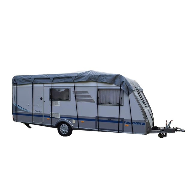 GreenYard Wohnwagen Schutzdach 700 cm Schutzhülle Wohnmobil Abdeckung Dach Garage
