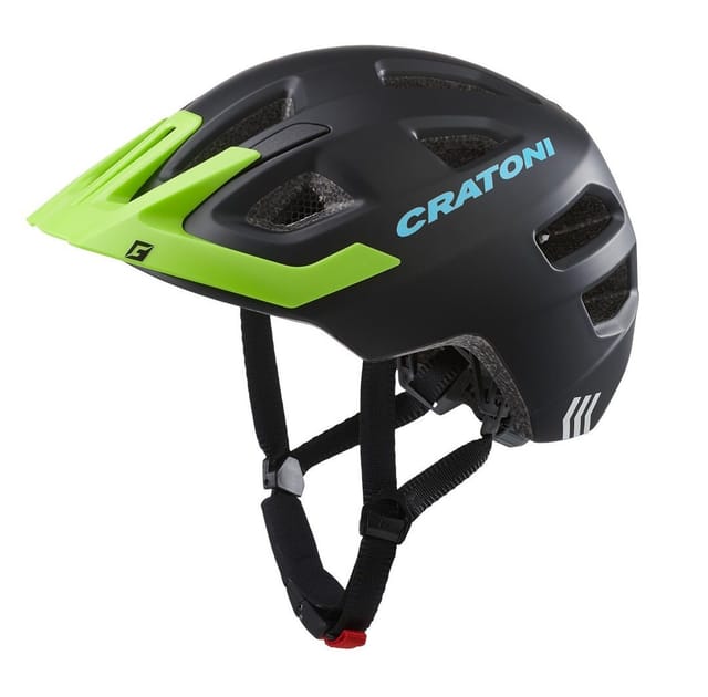 CRATONI Kinderhelm Maxster Pro schwarz/lime matt