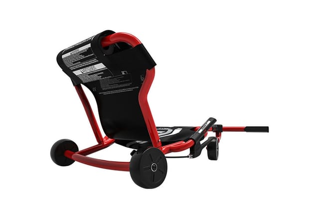 EzyRoller Pro X Fun Fahrzeug Dreirad für Jugendliche und Erwachsene Trike ab 10 Jahre rot