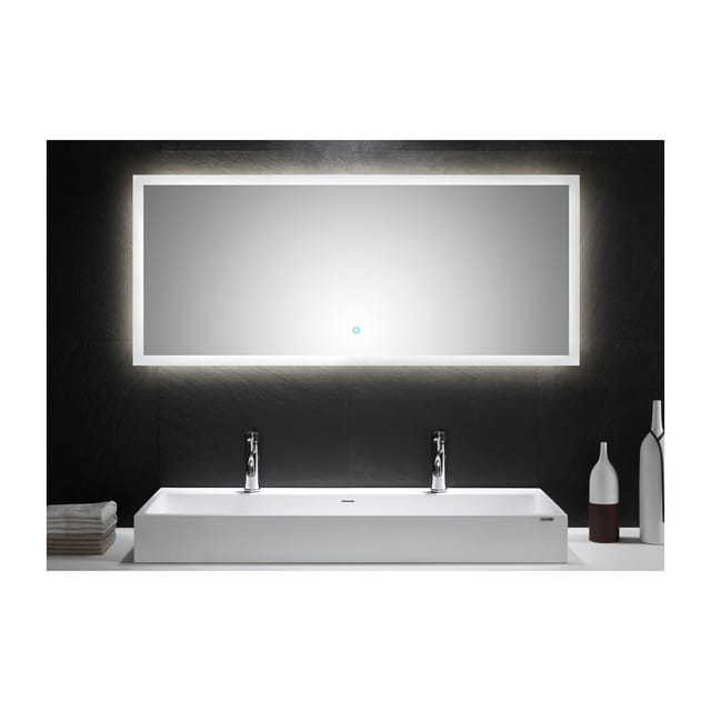 Posseik LED Spiegel 140x60 cm mit Touch Bedienung