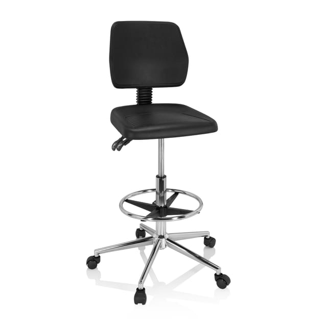 hjh OFFICE Counterstuhl TOP WORK 11 I Hartschaum ohne Armlehnen