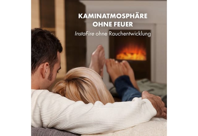 Kamini FXL Elektrischer Kamin Kamineinsatz 1000/2000W 2W LED