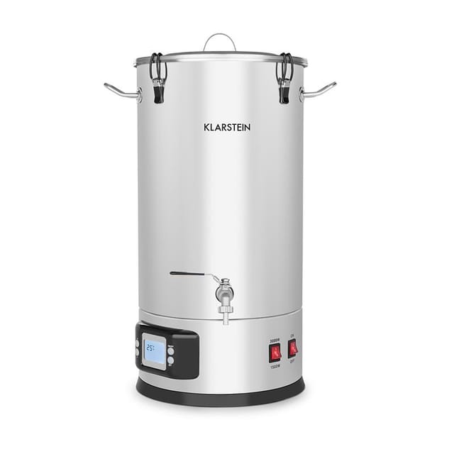 Maischfest Maischekessel 5 Teile 1500/3000W 35l LCD Edelstahl 35 Liter