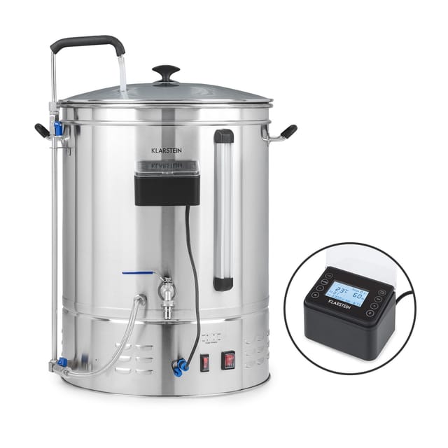 Brauheld Pro Maischekessel 3300W 70L 30-100°C Umwälzpumpe Edelstahl