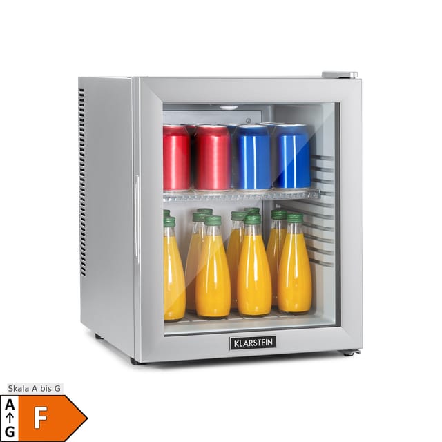 Brooklyn 32 Mini-Kühlschrank Glastür LED Ablage