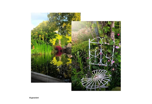 HTI-Living Paravent Garten