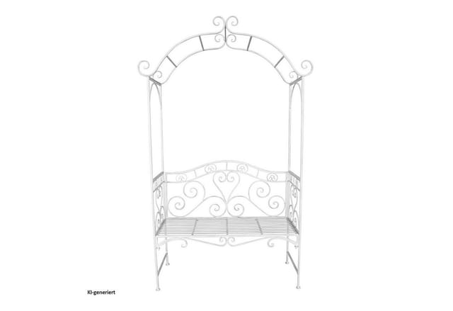 HTI-Living Rosenbogen mit Bank Metall Celia