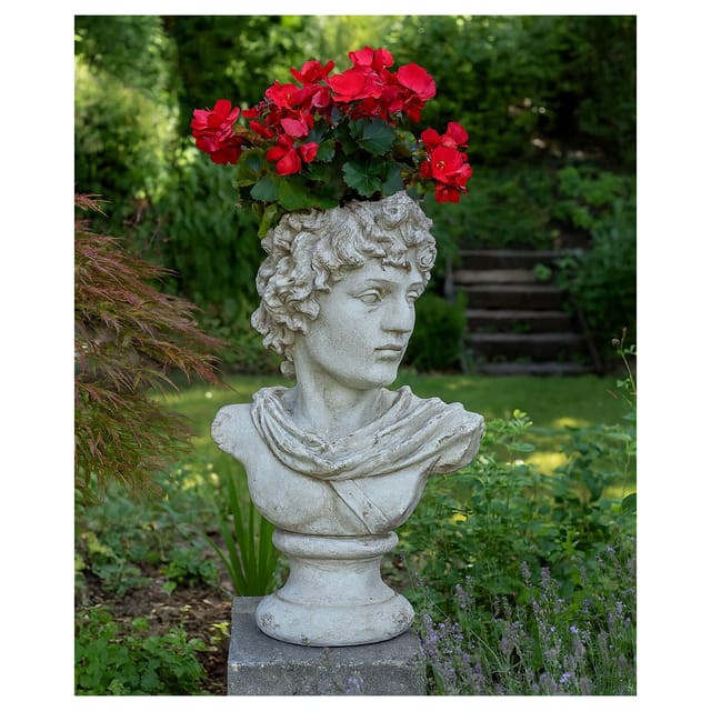 HTI-Living Pflanzgefäß Apollon Büste Ares