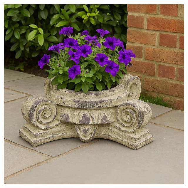 HTI-Living Pflanzgefäß Apollon Blumenkübel Volute