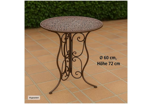 HTI-Living Gartentisch Lani Antik
