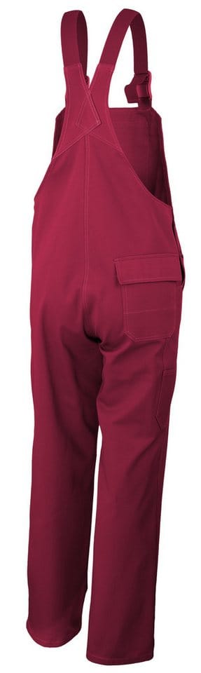 QUALITEX HIGH QUALITY WORKWEAR Latzhose favorit rot Damen: 38 Herren: 44