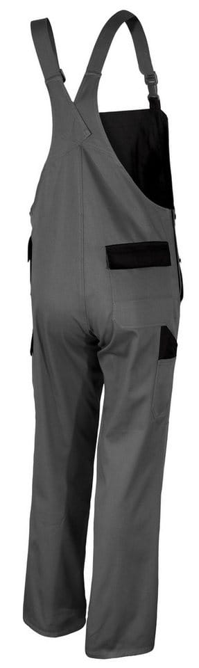 QUALITEX HIGH QUALITY WORKWEAR Latzhose image mittelgrau/schwarz Herren: 29