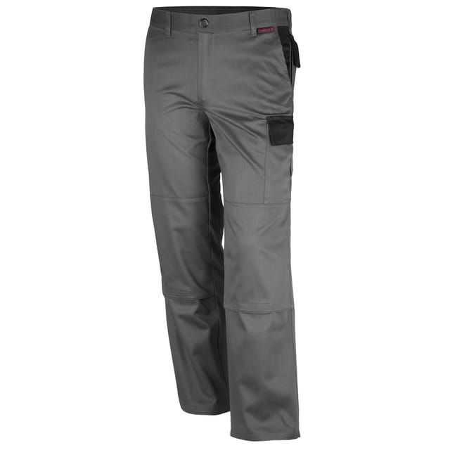 QUALITEX HIGH QUALITY WORKWEAR Bundhose image mittelgrau/schwarz Damen: 48 Herren: 54