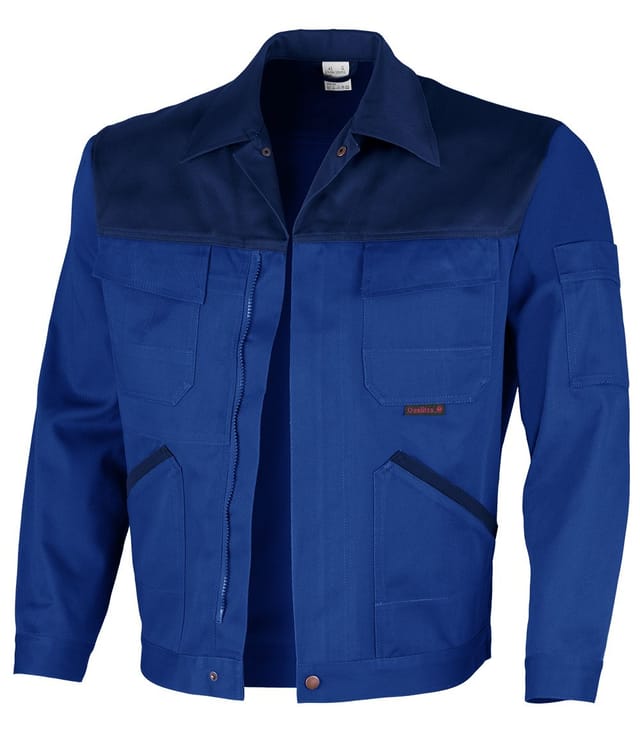 QUALITEX HIGH QUALITY WORKWEAR Bundjacke image kornblau/marine Damen: 52 Herren: 58