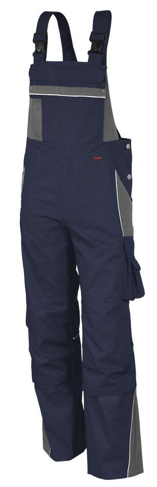 QUALITEX HIGH QUALITY WORKWEAR Latzhose PRO marine/grau Herren: 94