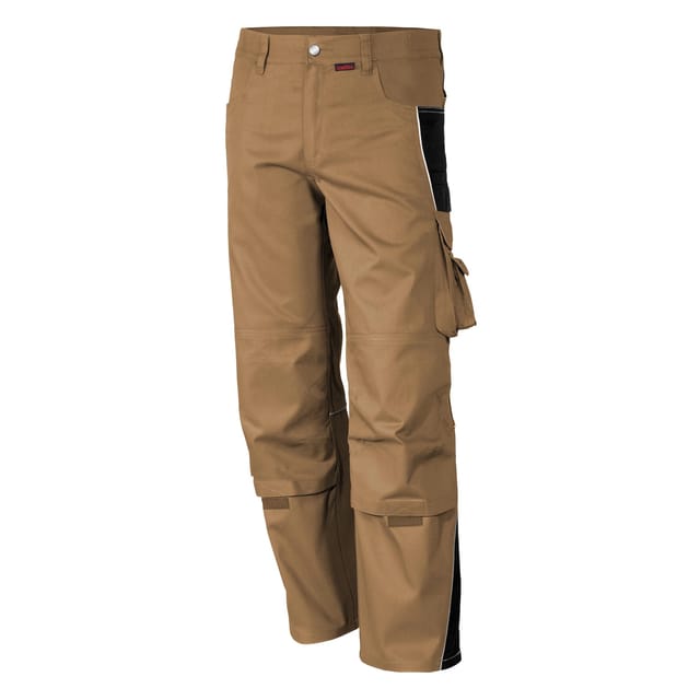 QUALITEX HIGH QUALITY WORKWEAR Bundhose PRO khaki/schwarz Herren: 106