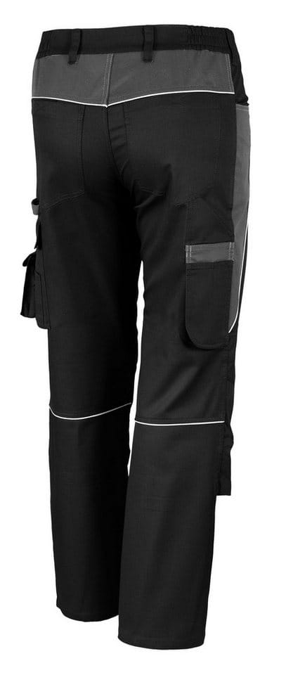 QUALITEX HIGH QUALITY WORKWEAR Bundhose PRO schwarz/grau Damen: 54 Herren: 60