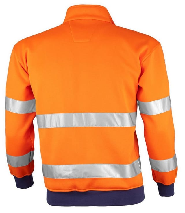 QUALITEX HIGH QUALITY WORKWEAR Sweatshirt signal warnorange Damen: 36 Herren: S