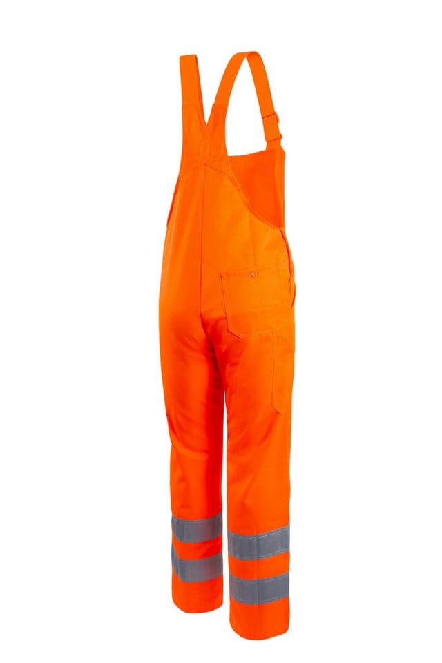 QUALITEX HIGH QUALITY WORKWEAR Latzhose WQ warnorange Damen: 42 Herren: 48