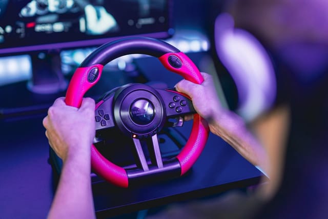SPEEDLINK TRAILBLAZER Racing Wheel for PC/PS4/Xbox Series X/S/One/Switch 2/Switch/OLED, black