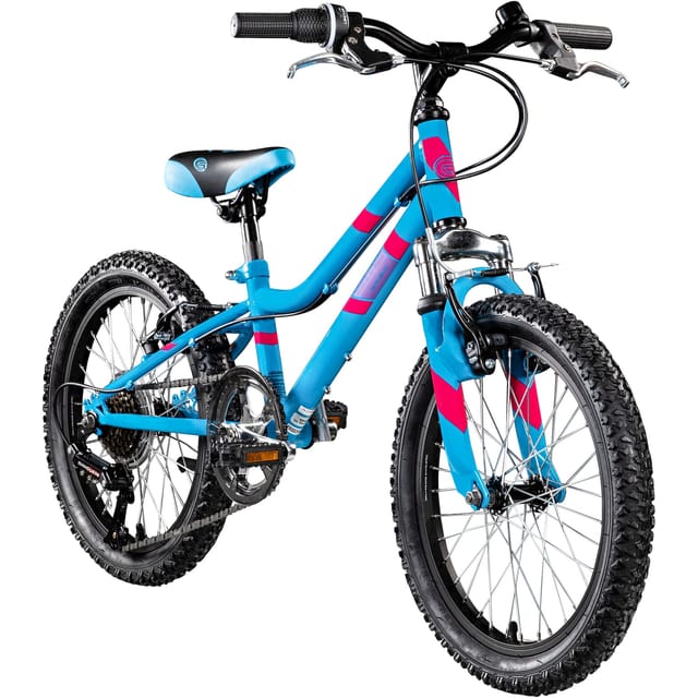 Galano GA20 Kinderfahrrad 18 Zoll ab 5 Jahre 115 - 130 cm Mädchen Jungen Fahrrad Mountainbike blau