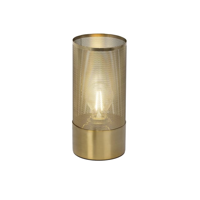 BRILLIANT Lampe Gracian Tischleuchte messing gebürstet 1x A60, E27, 60W, g.f. Normallampen n. ent. Für LED-Leuchtmittel geeignet Mit Schnurzwischenschalter