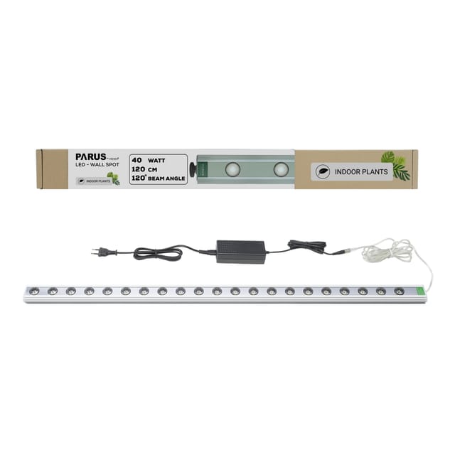 Parus by Venso Wall Spot 120cm, Abstrahlwinkel 120°, LED Wachstumslampe, Grow Light für Zimmerpflanzen und Grünpflanzen, Fassaden- und Wandbegrünung