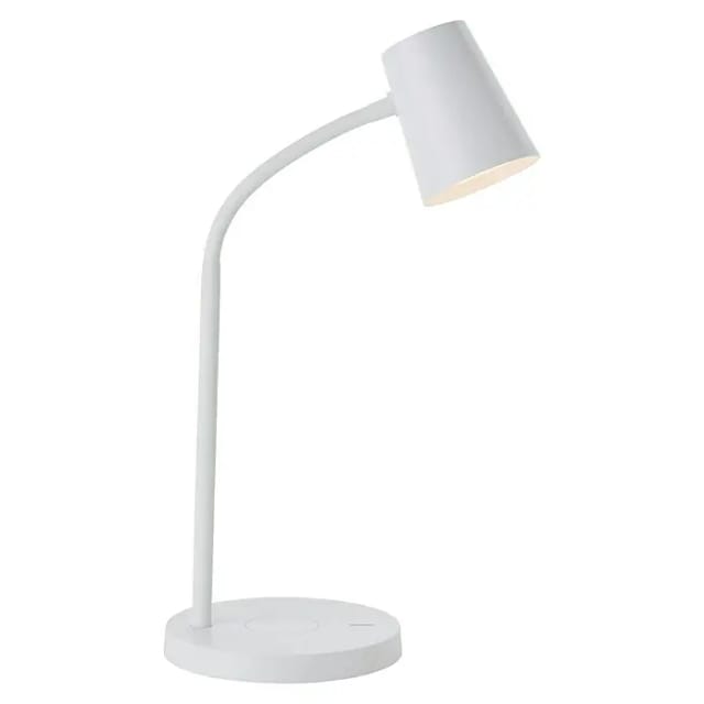BRILLIANT Illa LED Tischleuchte Induktionsladeschale weiß 1x LED integriert, 5.5W LED integriert, (Lichtstrom: 780lm, Lichtfarbe: 3000K)