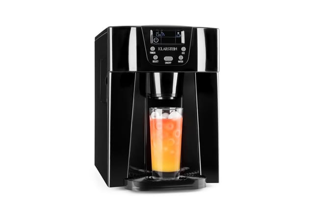 Ice Volcano 2G Eismaschine LED 12kg je 24h 2l 6-12min schwarz Schwarz
