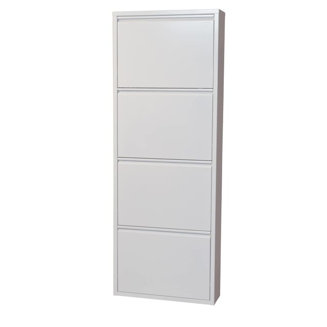 möbel direkt online Metallschuhschrank (4Klappen) Madrid