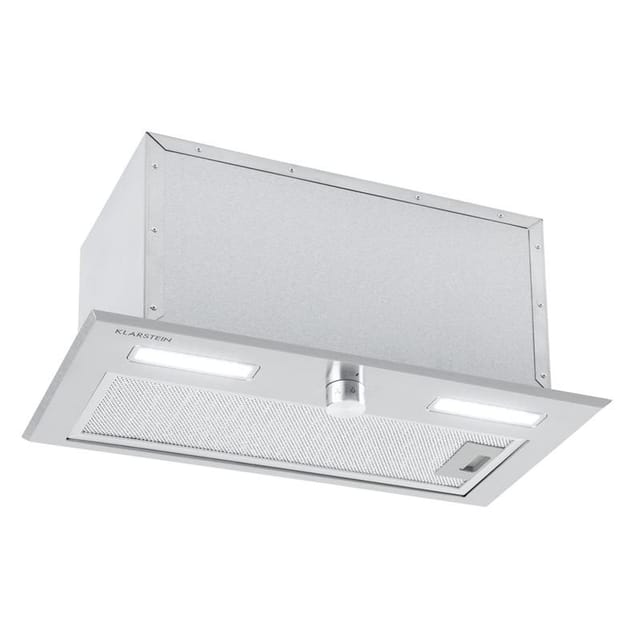 Simplica Dunstabzugshaube Einbau 52cm Abluft: 400 m³/h LED Edelstahl