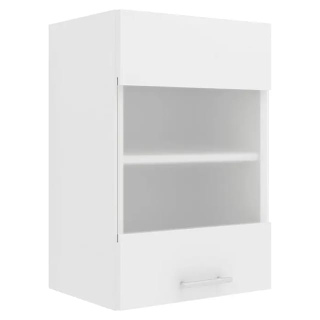 VCM Küchenschrank hängend Maße ca. H. 60 x B. 40 x T. 31 cm Hängeschrank mit zwei Fächern Küchenschrank mit Glas Küchenmöbel - Esilo