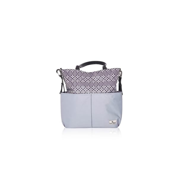 Lorelli Wickeltasche Laura, 2 Außentaschen, Reißverschluss, Wickelunterlage grau