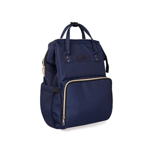Kikkaboo Wickeltasche Siena, Rucksack, Wickelunterlage, Grifflänge einstellbar dunkelblau